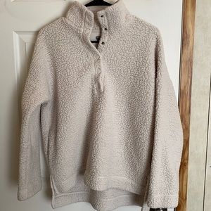 Oversized Sherpa Pullover